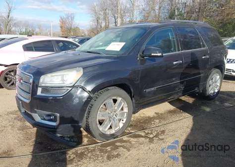2013 GMC Acadia Denali из США, поврежденный, VIN 1GKKVTKD4DJ159300